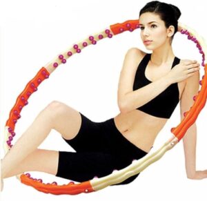 Korean Weighted Hoops for Adults Weight Loss, Massage Hoola Hoop for Exercise